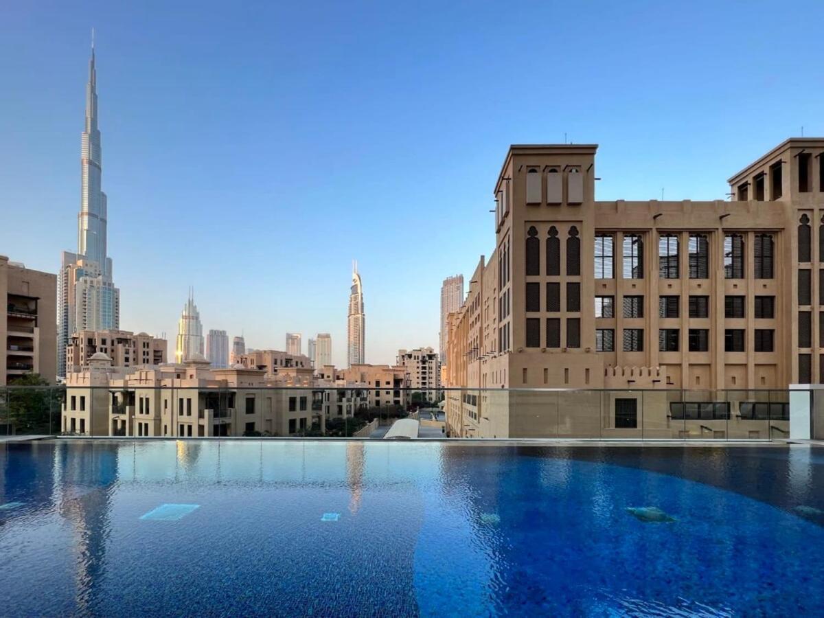 Silkhaus Design 1Bdr With Burj Khalifa View In New Tower Daire Dubai Dış mekan fotoğraf